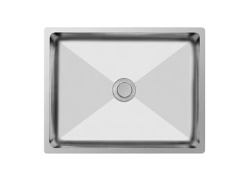 19 inch ADA Stainless Steel Undermount Single Bowl Vanity Sink - Sink Depot
